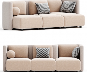 Modern Three-seat Sofa-ID:153975966