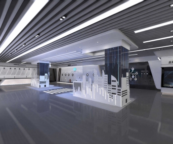 Modern Exhibition Hall-ID:877255927