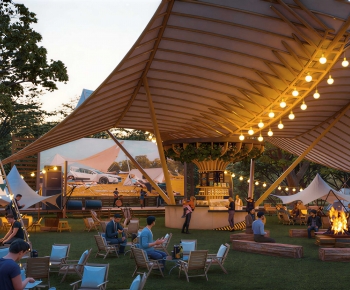 Modern Park Landscape-ID:398860074