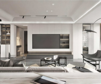 Modern A Living Room-ID:206798088