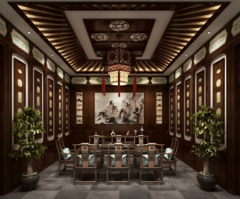 Chinese Style Dining Room-ID:505635987