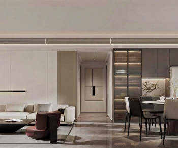Modern A Living Room-ID:650698907