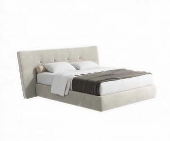Modern Double Bed-ID:705250986