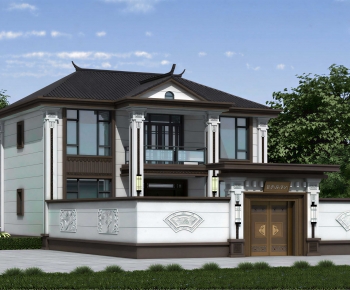 New Chinese Style Detached Villa-ID:933682921