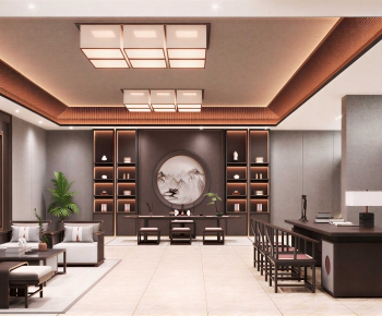 New Chinese Style Manager's Office-ID:705564025