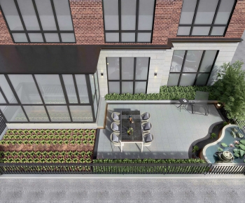 Modern Courtyard/landscape-ID:832318076