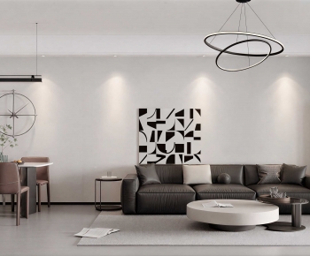 Modern A Living Room-ID:332748891