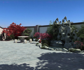 New Chinese Style Courtyard/landscape-ID:288403037