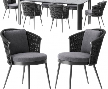 Modern Dining Table And Chairs-ID:198631053