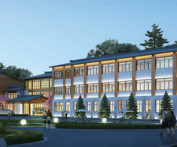 Modern Appearance Of Commercial Building-ID:889831076