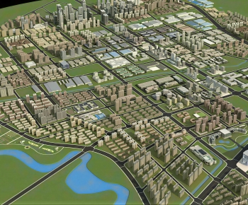 Modern Architectural Bird's-eye View Planning-ID:975187068