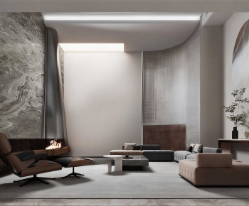 Modern A Living Room-ID:966661022