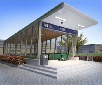 Modern Public Building-ID:939810991