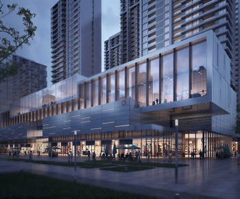 Modern Appearance Of Commercial Building-ID:862941986