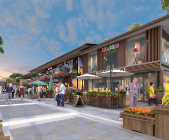 Modern Commercial Street-ID:804199938