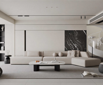 Modern A Living Room-ID:371124037