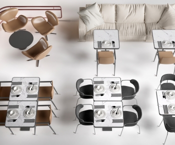 Modern Dining Table And Chairs-ID:319440449