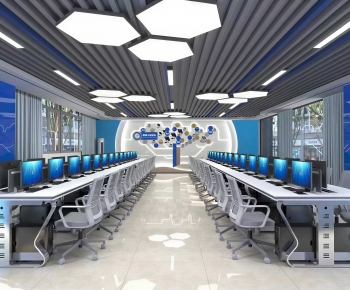 Modern School Classrooms-ID:498322967