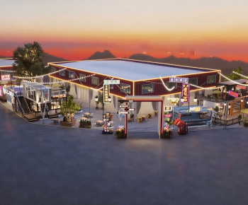 Modern Commercial Street-ID:838617092