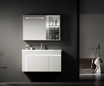 Modern Bathroom Cabinet-ID:539741045