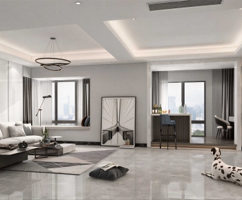 Modern A Living Room-ID:272058966