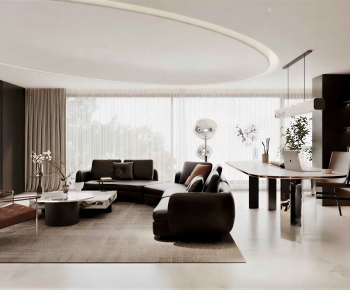 Modern A Living Room-ID:815440899