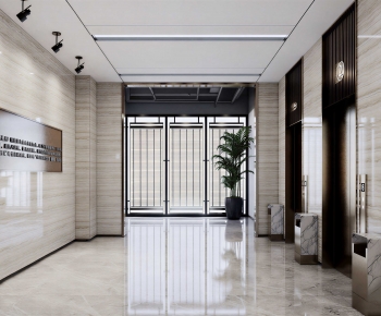 Modern Corridor/elevator Hall-ID:563396932