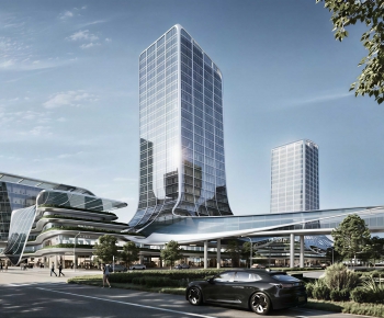 Modern Appearance Of Commercial Building-ID:594332933