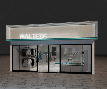 Modern Facade Element-ID:965929036