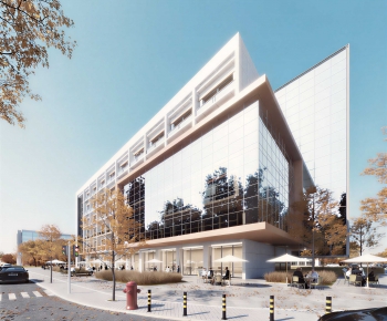 Modern Appearance Of Commercial Building-ID:947844031