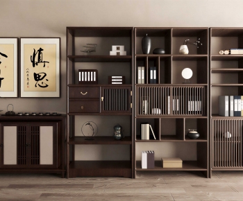 New Chinese Style Bookshelf-ID:655279248