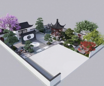 New Chinese Style Courtyard/landscape-ID:505798102
