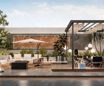 Modern Courtyard/landscape-ID:151598934