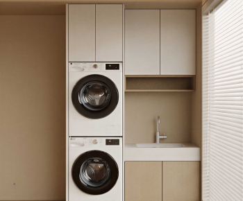 Modern Laundry Cabinet-ID:879101049