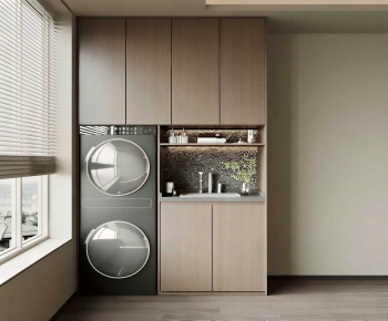 Modern Laundry Cabinet-ID:282325983