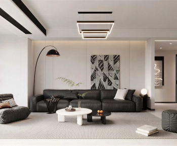 Modern A Living Room-ID:849595076