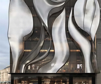 Modern Appearance Of Commercial Building-ID:818202973