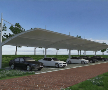 Modern Outdoor Parking Lot-ID:948674926