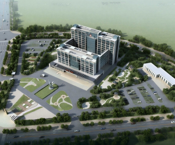 Modern Architectural Bird's-eye View Planning-ID:708731891