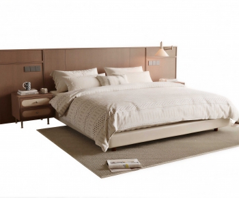Modern Double Bed-ID:192764045