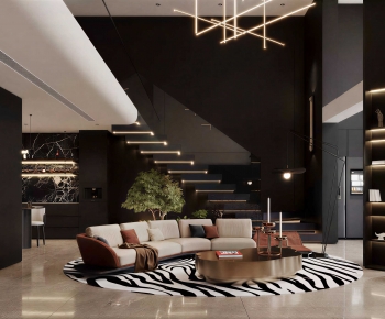Modern A Living Room-ID:979913007