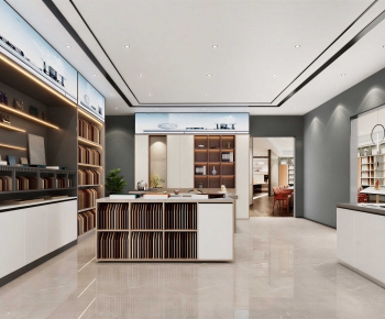 Modern Exhibition Hall-ID:562886009