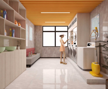 Modern Balcony Laundry Room-ID:109426987