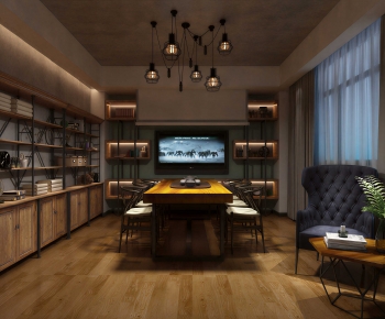 Industrial Style Meeting Room-ID:986994033