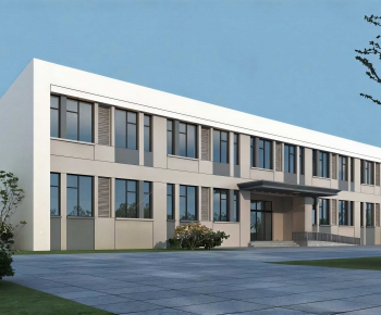Modern School Building-ID:173408034