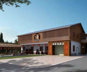 New Chinese Style Industrial Building-ID:267491101