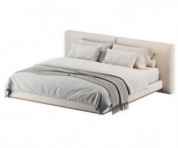 Modern Double Bed-ID:846893074