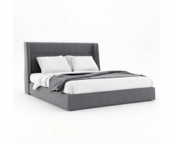 Modern Double Bed-ID:944859986