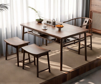 New Chinese Style Tea Tables And Chairs-ID:150239948