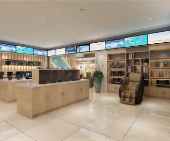 Modern Exhibition Hall-ID:258589037